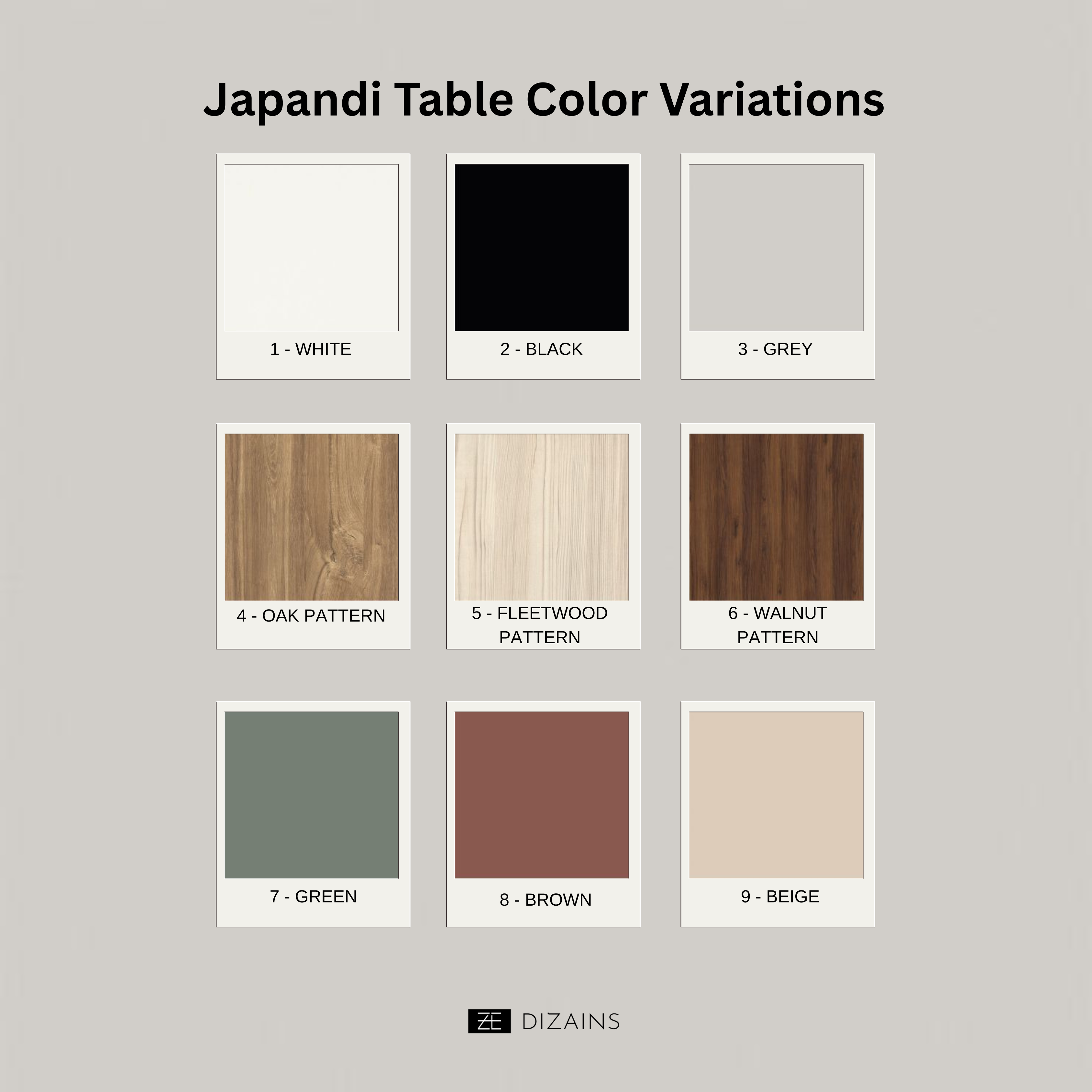 JAPANDI CROSS-LEG TABLE