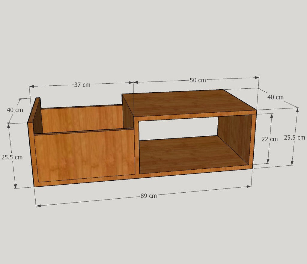 VINYL RECORDS STORAGE AND TURNTABLE STAND