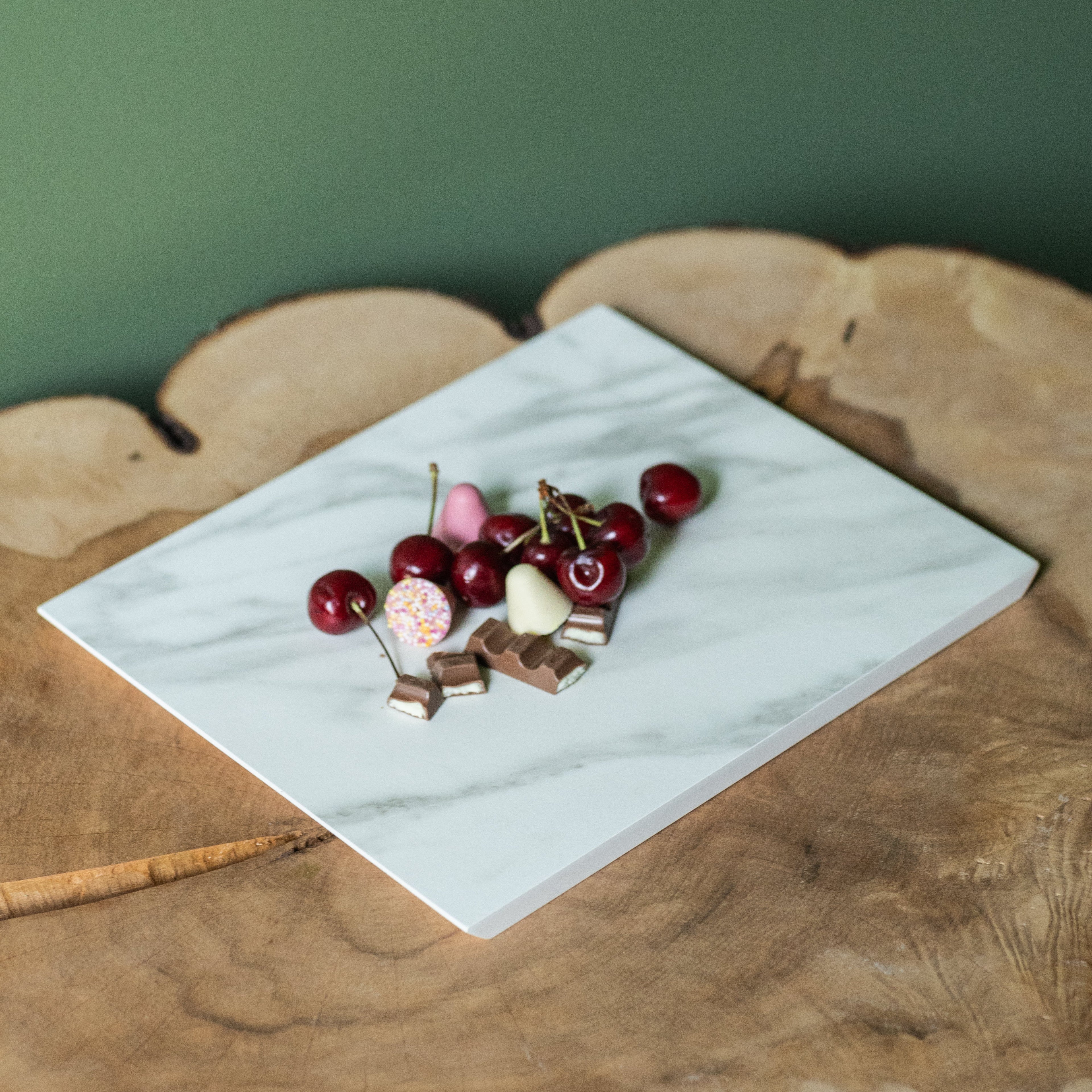 Marble Serving Board – Modern Charcuterie & Cheese Platter #2