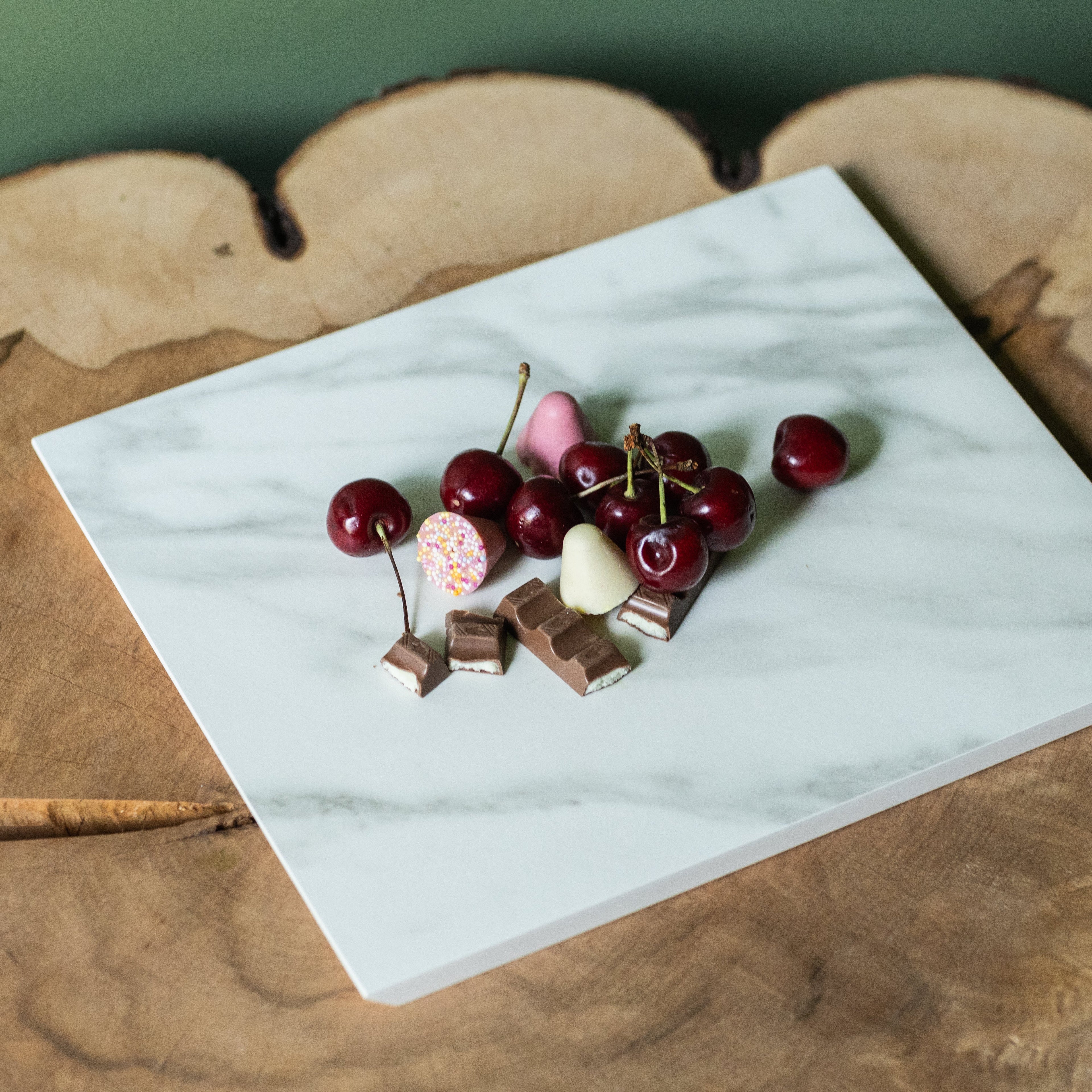 Marble Serving Board – Modern Charcuterie & Cheese Platter #2