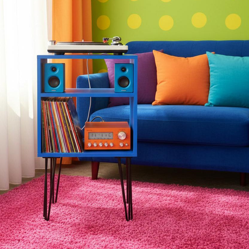 TURNTABLE STAND "FLAT DOPAMINE COLORFUL"