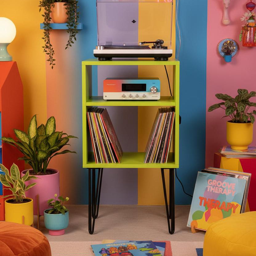 TURNTABLE STAND "FLAT DOPAMINE COLORFUL"