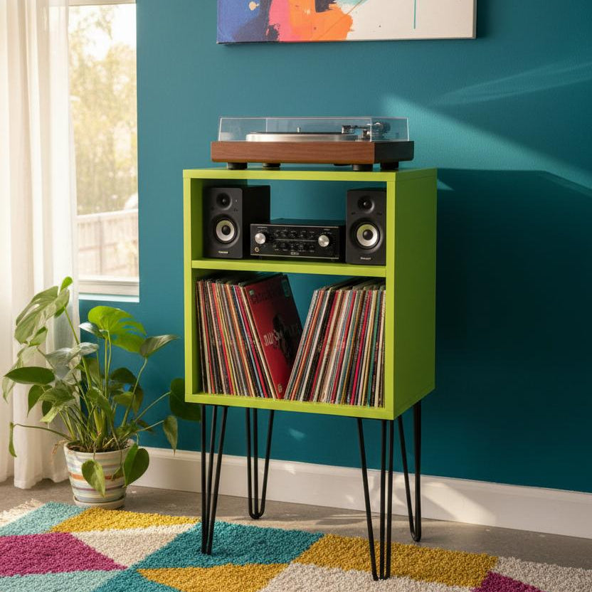 TURNTABLE STAND "FLAT DOPAMINE COLORFUL"