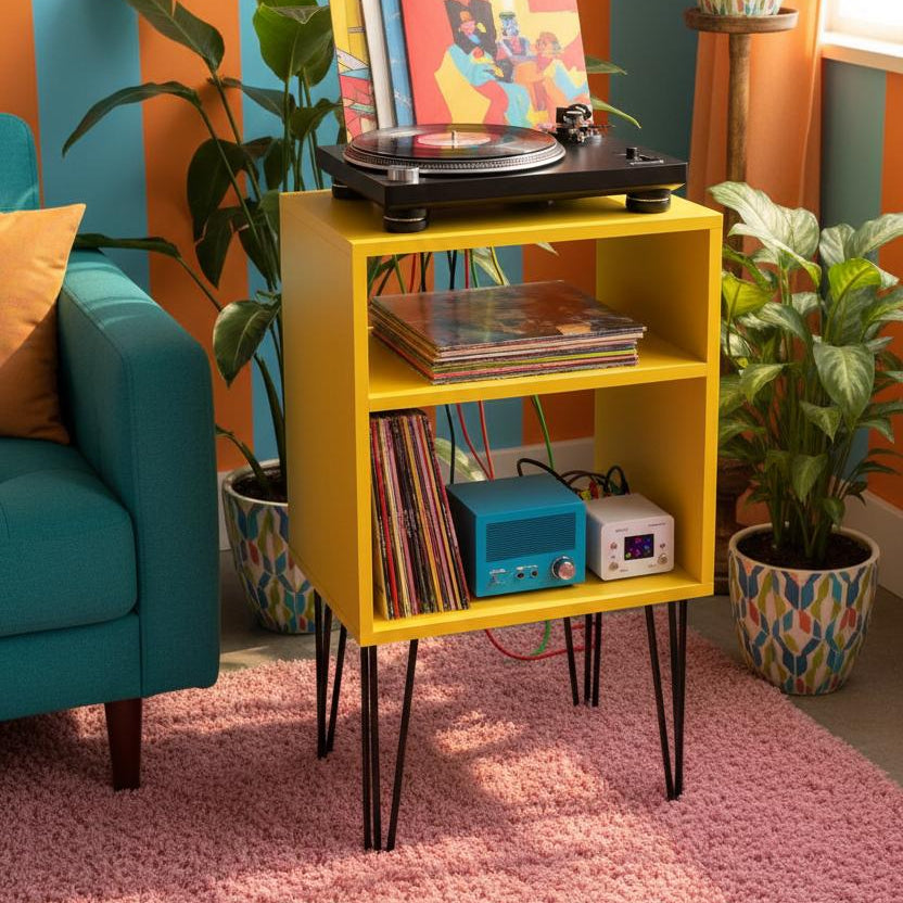 TURNTABLE STAND "FLAT DOPAMINE COLORFUL"