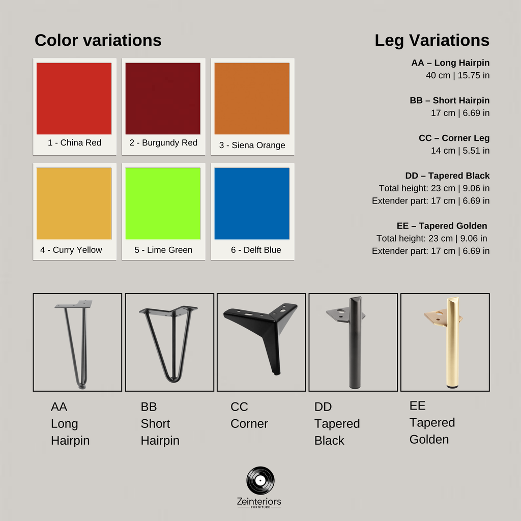 TURNTABLE STAND "SIDE DOPAMINE COLORFUL"